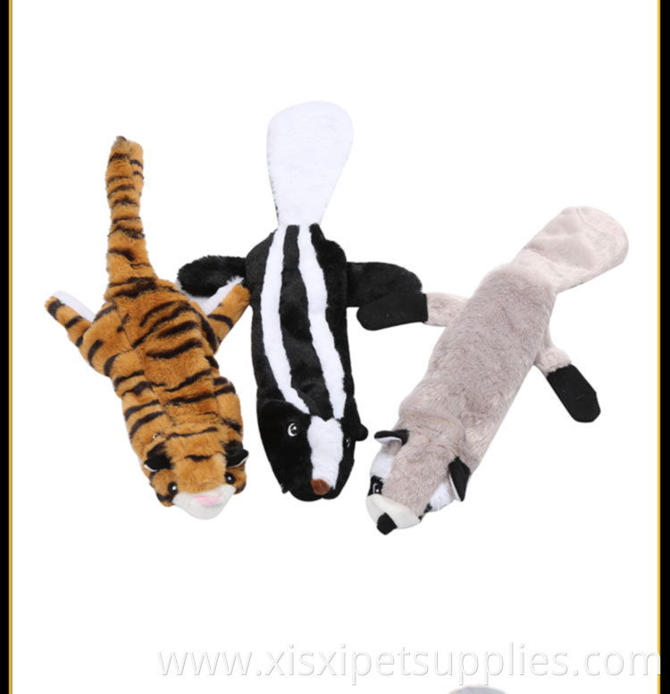 Dog Toy Squeaky No Stuffing Pet Playing Toy Durable Set 3 Plush